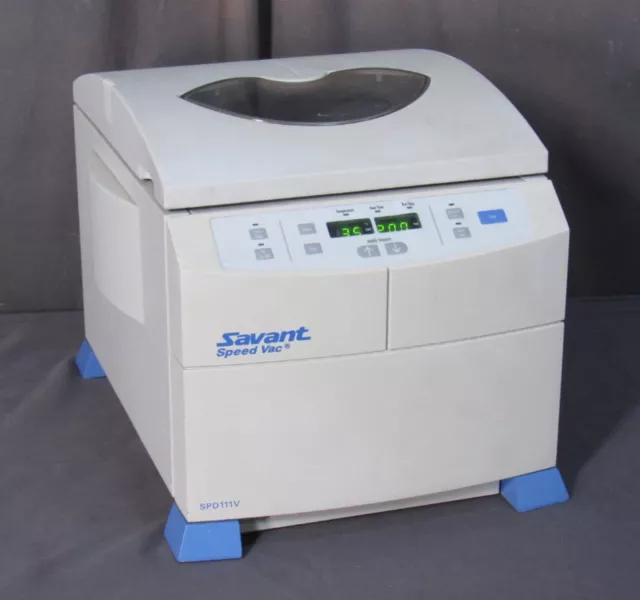 Testé Savant SPD111V Vitesse VAC Benchtop Centrifuge Avec RH40-12 Rotor