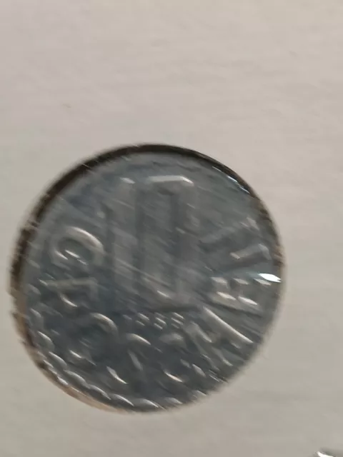 1968  Austria 10 Groschen Coin PROOF  ( LOW Mintage  )  Rare World Coin   N/218 2
