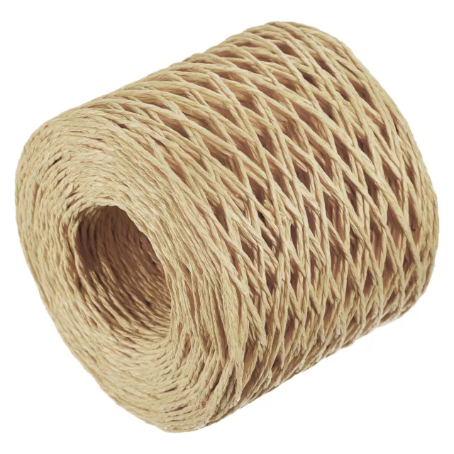 Raffia Papier Handwerk Seil Band Verpackung 200m 11mm Breit Handgemacht  Gelb