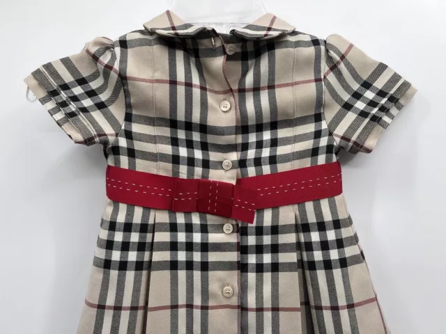 BURBERRY Girls Shelley Dress in Archive Beige Check NWT $500 10Y 2