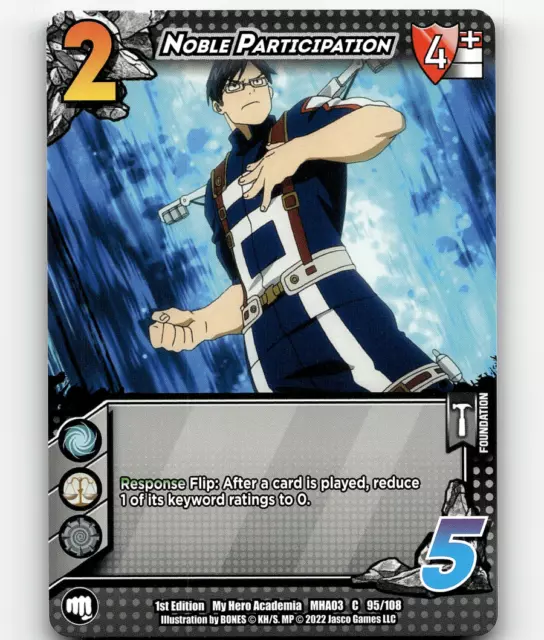 UniVersus Noble Participation My Hero Academia: Heroes Clash 1st Edition C