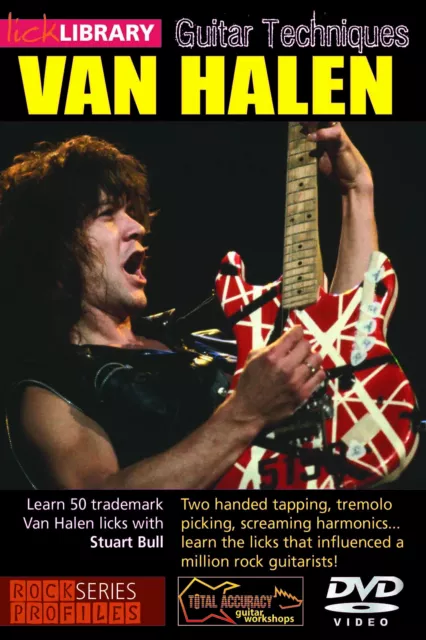 LICK LIBRARY Learn to Play Van Halen Guitar Techniques GUITAR Lesson Tutor DVD