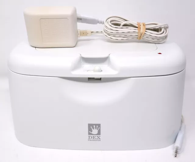 Dex Products Wwth-01 Baby Wipe Warmer, Top Heater - White W/Ac Adapter - Nice!