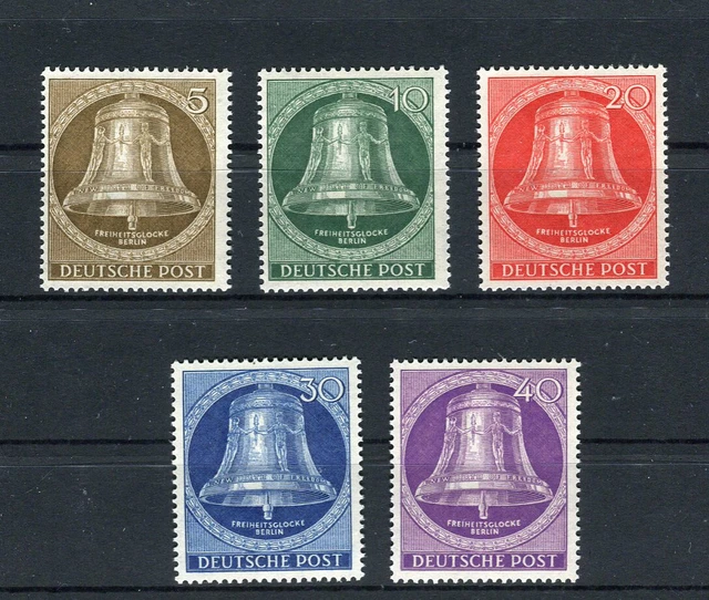Berlin 101 - 105 Freiheitsglocke Klöppel Mitte Satz postfrisch (9191)