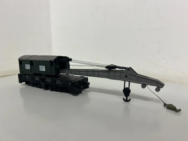 HO ROCO 4316 GRUE DE LEVAGE CHARGES LOURDES DE LA DB A BOGIES