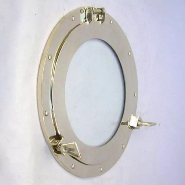 15" Portilla Ventana Latón ~ Latón Portilla~Enviar Portilla~Náutico Decoración