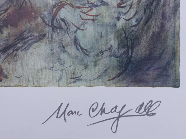 Marc Chagall: El Ramo Aux Enamorados,Litografía Firmada,500ex 3