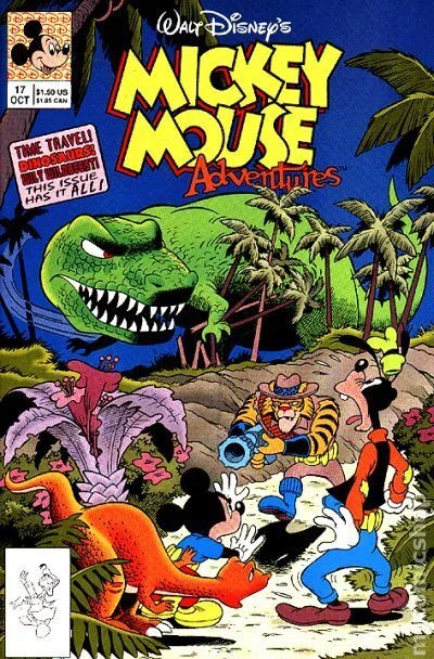 Mickey Mouse Adventures #17 FN 1991 Stock Image