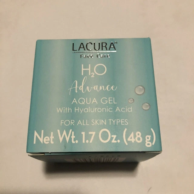 LACURA FACE CARE H2O Advance Aqua Gel, w/ Hyaluronic Acid 1.7 oz 8