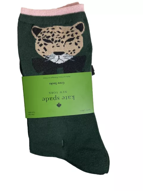 kate spade Non-Slip Fuzzy Crew Gripper Slipper Socks 2 Pair, Green, Light  Purple