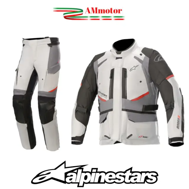 Completo Giacca + Pantalone Moto Alpinestars ANDES V3 Drystar Touring Tg XL