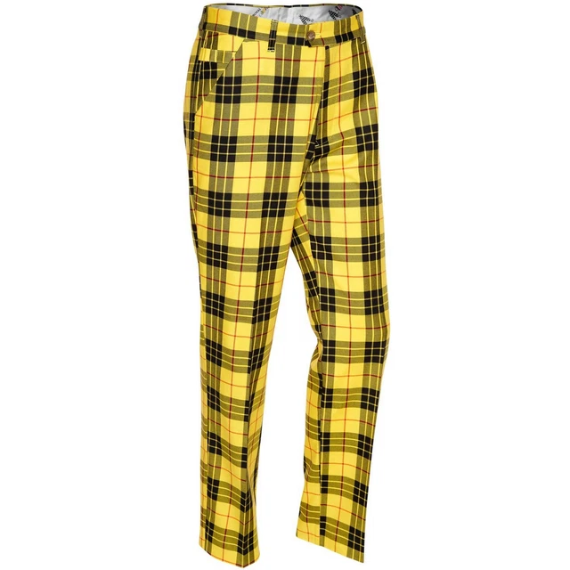 Mens yellow on sale golf pants