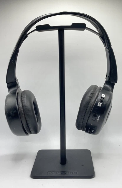 Audiovox Wireless IR Infrared Stereo Headphones For Car DVD Player - Black