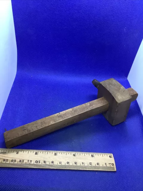 Vintage STANLEY No. 61 Wood Mortise Scribe Gauge Measuring Tool hand tool