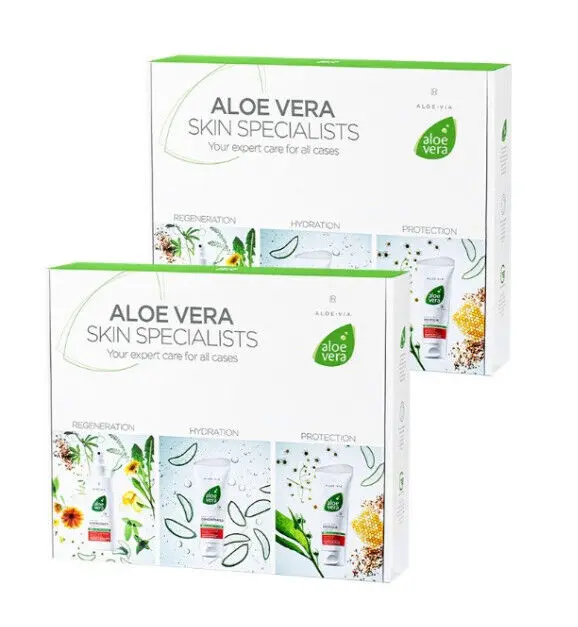 2x LR Aloe Vera Spezial-Pflege-Box Gelkonzentrat Propolis Special Care Box SOS
