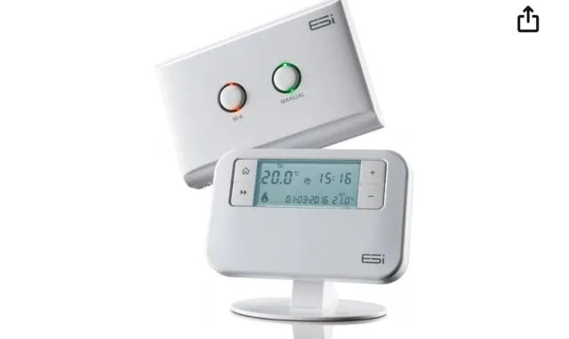 ESI Wireless Programmable Room Thermostat ESRTP4RF+ , Brand New, Free Delivery