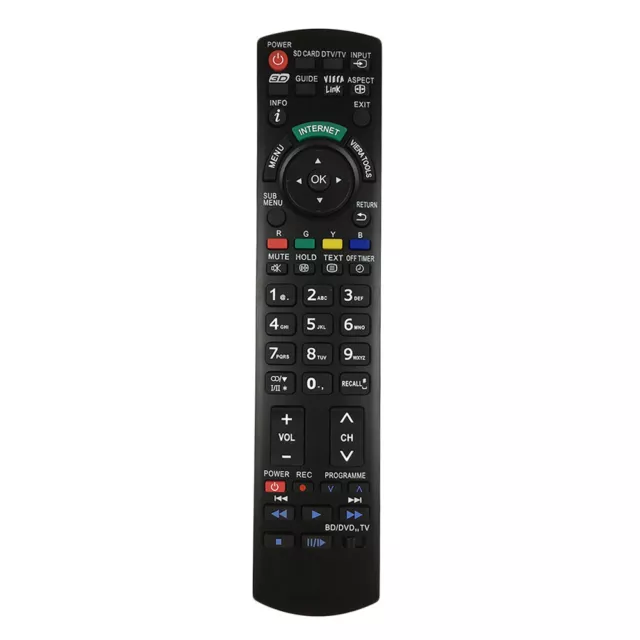 Remote Control For Panasonic TC-L42U25 TC-L42U22 TC-L42U12 LCD LED HDTV TV