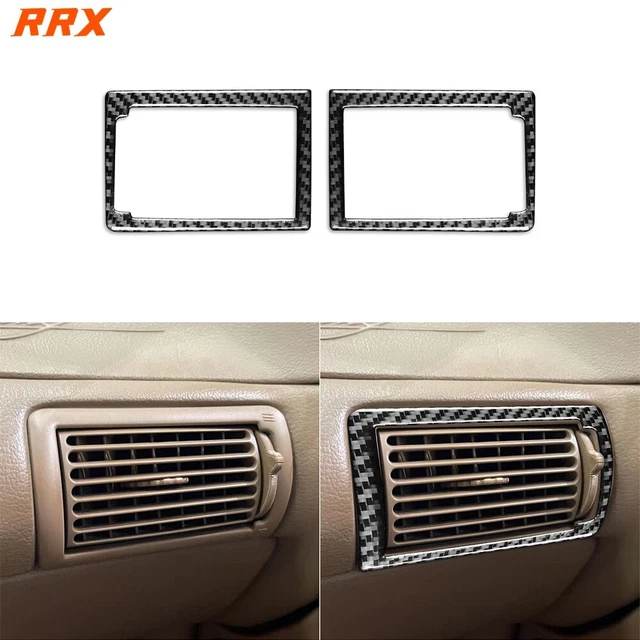 ​Carbon Fiber Side Dashboard Air Vent Outlet Frame Decal For Ford Mustang 96-03
