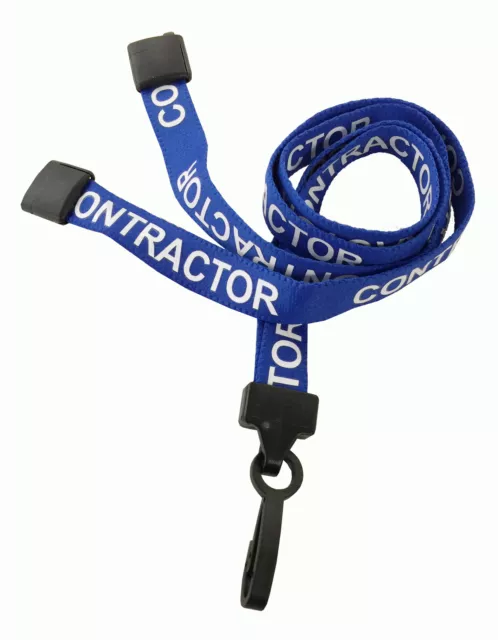 Printed Contractor Neck Strap Lanyard Safety Breakaway For Contractors 3