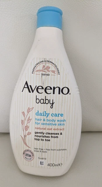Aveeno Baby Daily Care Hair & Body Wash Sensitive Skin Natural Oat Extract 250Ml