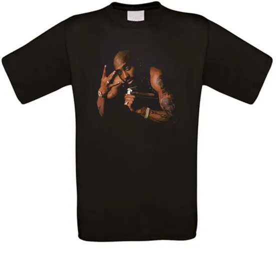 Shakur Tutto Eyez On Me Westcoast Rap Hip Hop Gangstar T-Shirt