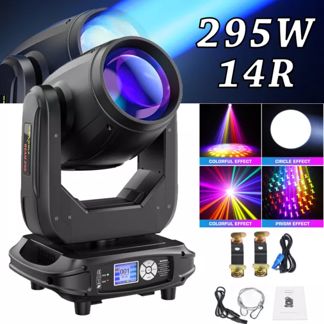 295W 14R Beam Moving Head 16 Gobo Prisma DMX Strahler Bühnenlicht