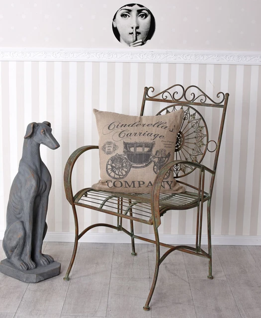 Armchair garden chair iron vintage armchair armchair garden chair cottage 3
