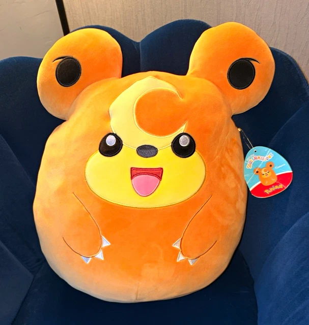 29 Inches SQUISHMALLOWS POKÉMON TEDDIURSA Plush Soft Toy Large Orange Yellow - 12 ...