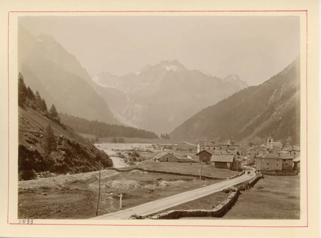 France, Mountain Village, ID Vintage Print Citrate Print 10x1