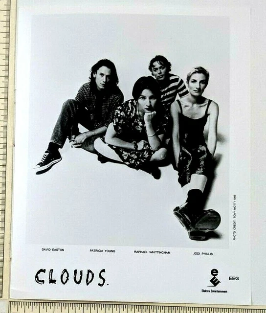 1995 Clouds Australian Indie Rock Band Press Photo Reprint Thunderhead Elektra