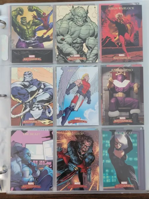 2007 Upper Deck Marvel Masterpieces Cards - Various Cards - Sets and Singles