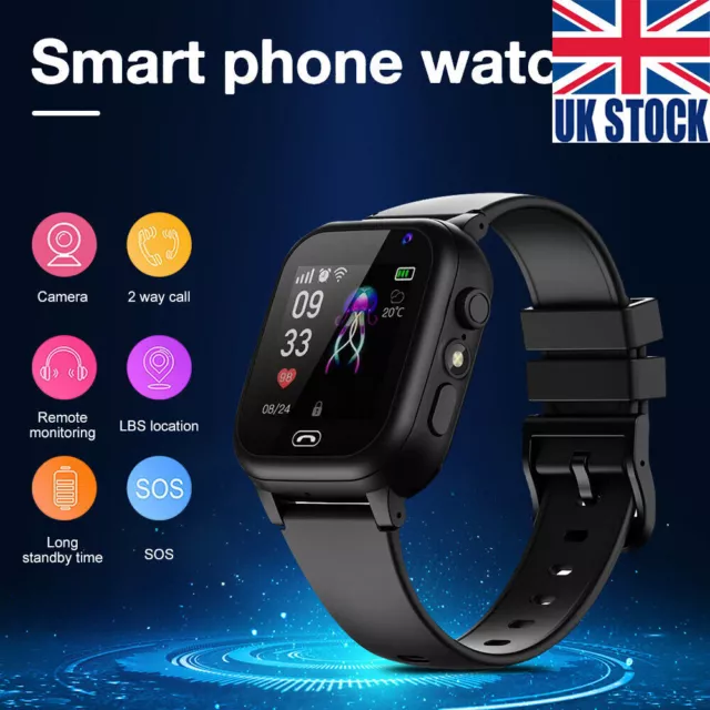 Kids Smart Watch Camera SIM GSM SOS Call Phone Game Watches Boys Girls Gift UK