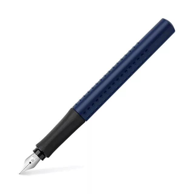 Faber-Castell Grip 2011 Fountain Pen in Classic Blue - Broad Point - New