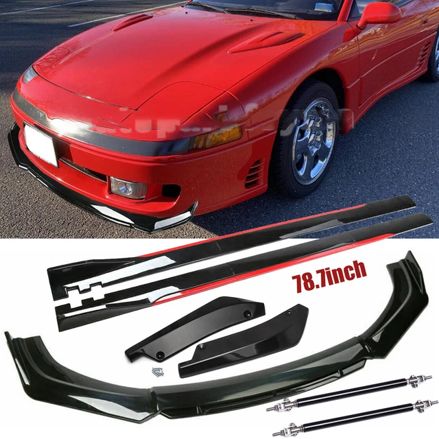 For Mitsubishi 3000GT Front Bumper Lip Spoiler Splitter79"Side Skirts Rear Lip