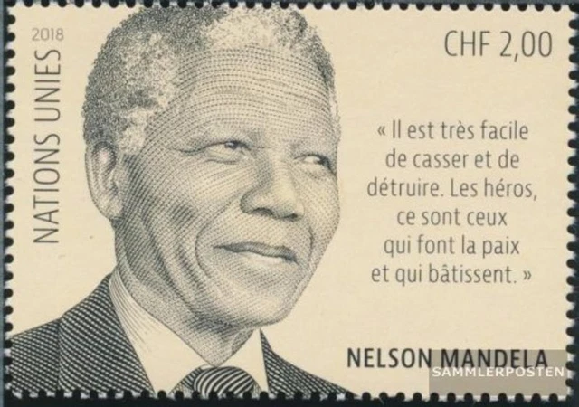 UNO - Genf 1044 (kompl.Ausg.) gestempelt 2018 Nelson Mandela