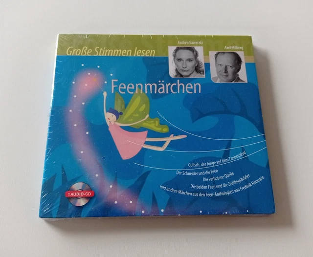 AUDIO CD GROSSE Stimmen lesen FEENMÄRCHEN 9 Geschichten ca. 70 Minuten