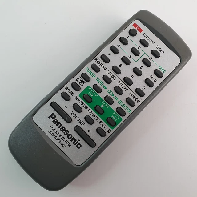 GENUINE PANASONIC N2QAGB000007 CD Stereo Audio Remote for SCPM11 SA