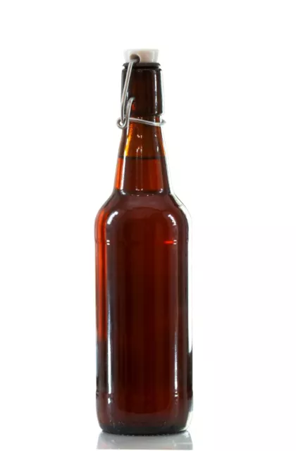 Beer Bottles Brown Glass Porcelain Flip Swing Top Case of 12