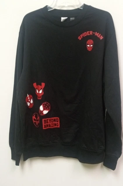 Marvel The Amazing Spider Man 2 Long Sleeve T-Shirt Red Mens US Sz XL