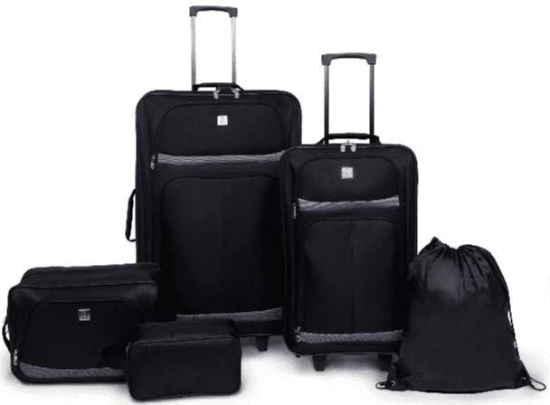 5Pack Luggage Set Suitcase Carry On Rolling Trolley Spinner Expandable Travel US