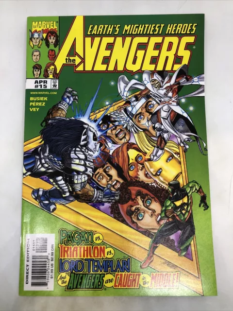 Earths Mightiest Heroes The Avengers #15 Marvel Comic Book