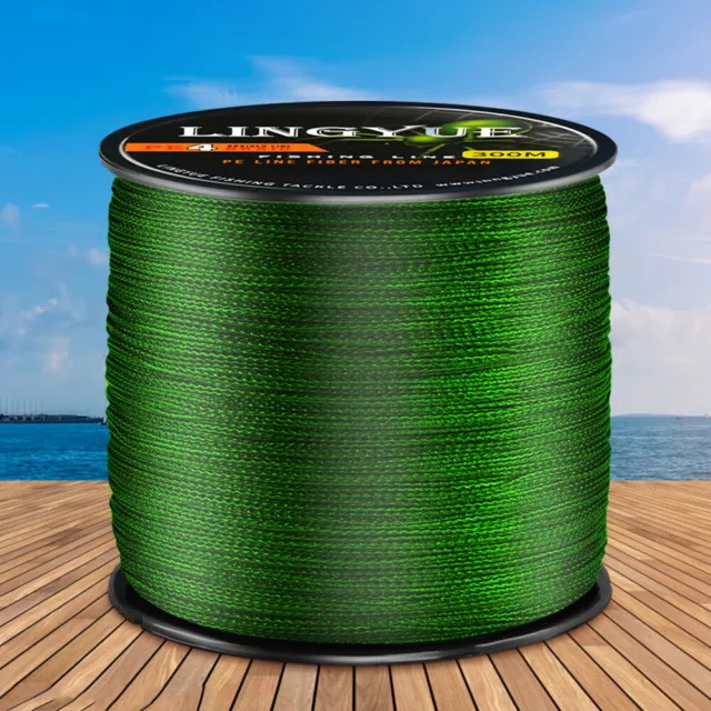 300M 4 STRANDS Super Strong Fishing Line PE Line Fishing Woven