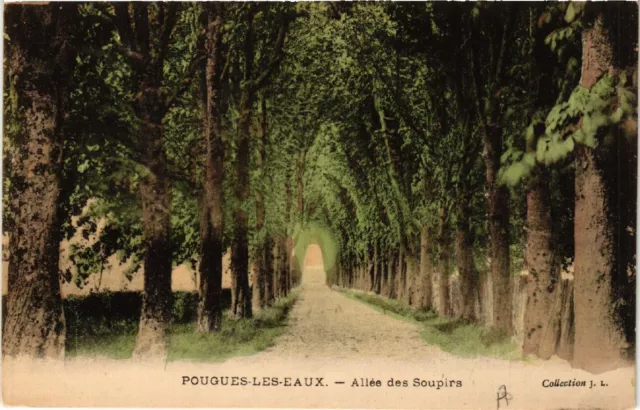 CPA POUGUES-les-EAUX - Allée des Soupirs (456825)