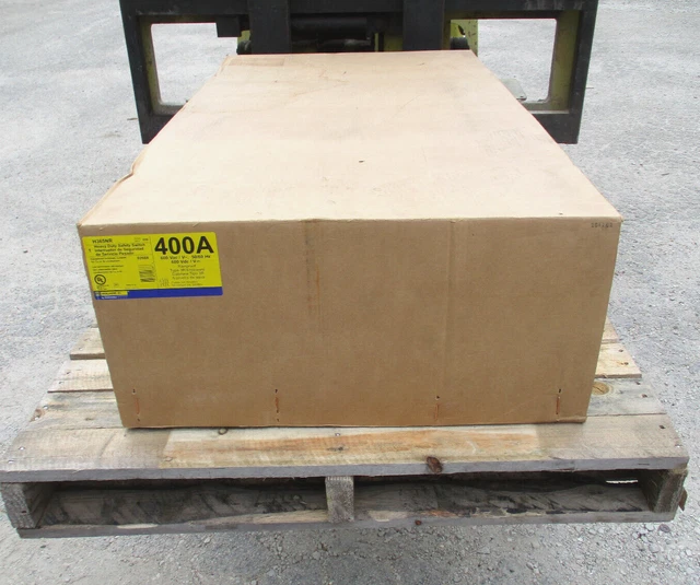 Square D H365Nr 3-P 400A 600V Fusible Nema 3R Disconnect W/ Neutral Ser E05