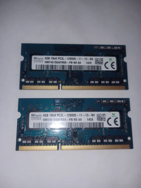 2x Skhynix 4gb 1rx8 pc3l 12800s 11 13 b4 RAM (Neu (gemäss Beschreibung