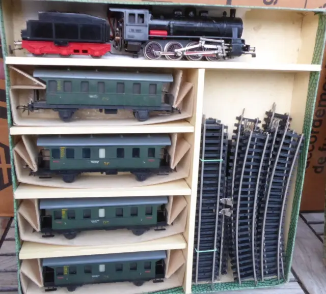 Piko Me 303 H0 1950 Set Years Startset Passenger Train With Steam Br 55 Dr Boxed 2