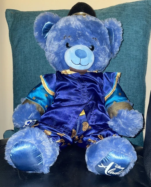 BUILD A BEAR Factory Rare Htf Disney Aladdin s Genie Bear