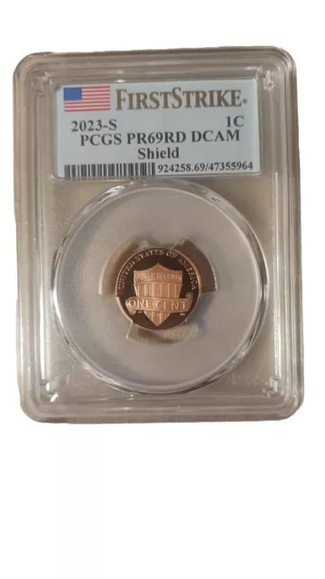 2023 S 1C Lincoln Cent PCGS PR69DCAM First Strike