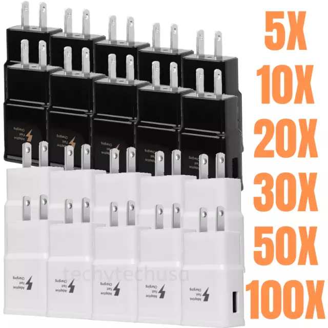 Lot Adaptive Fast Rapid USB Wall Charger Adapter For Samsung Galaxy S10 S9 S7 S6