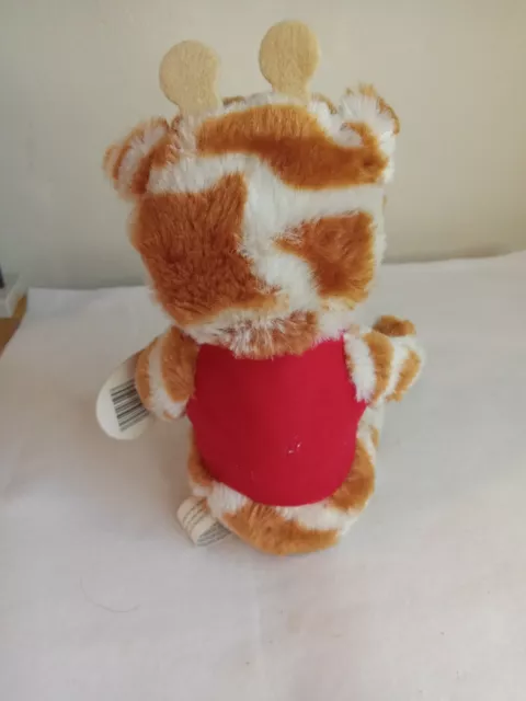 Fuzzy Friends Soft Plush - GIRAFFE ( 11 inch ) -  Stuffed Animal Toy Happy 3